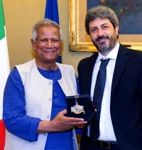 Speaker of Italian Parliament Greets Yunus Speaker of Italian Parliament Greets Yunus